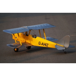 Samolot Tiger Moth (klasa 46 EP-GP)(wersja srebrno-żółta, 1,4m rozpiętości) ARF - VQ-Models